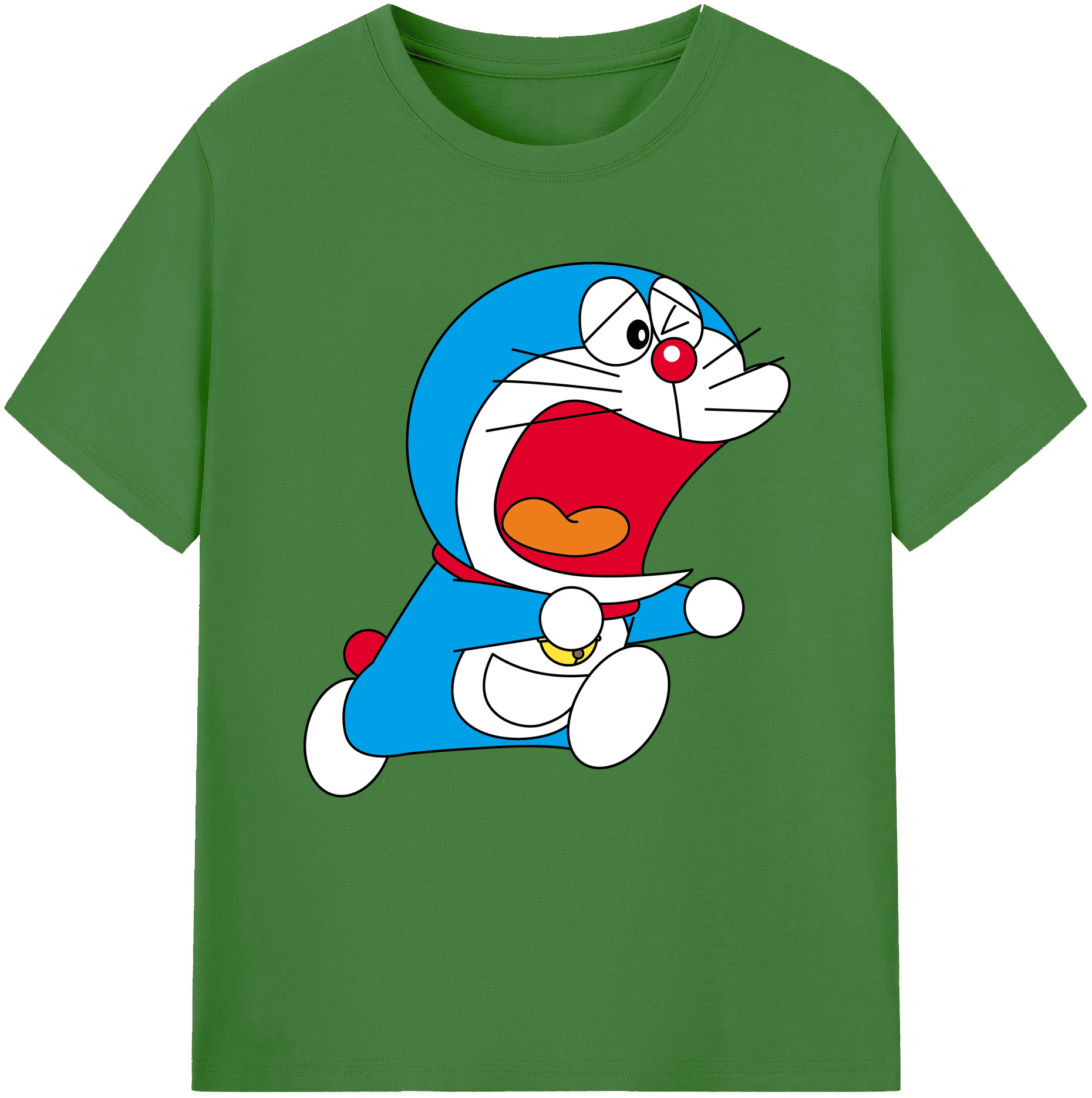 （画像用） ドラえもん Doraemon レディースカジュアルプリントTシャツ（綿100％）